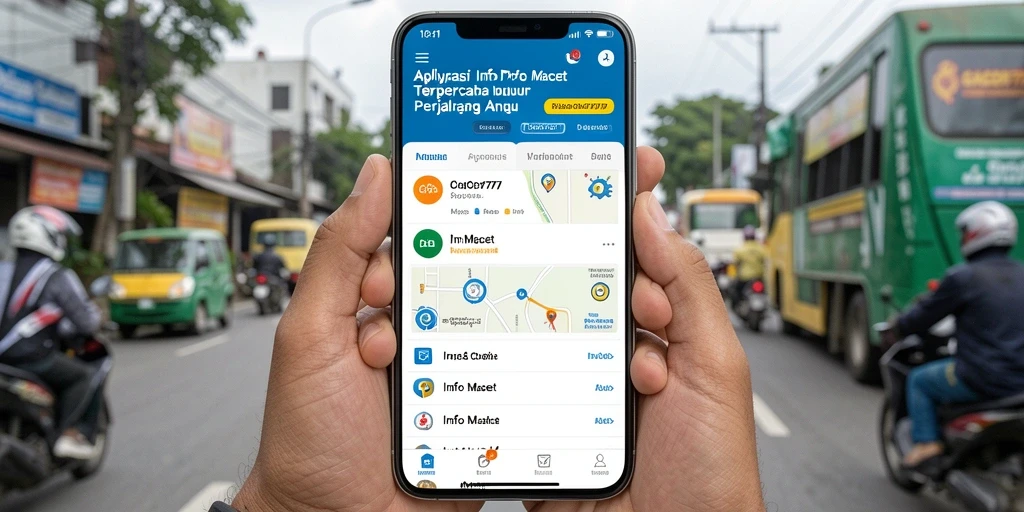 Antarmuka GACOR777 yang menampilkan kondisi lalu lintas secara real-time.