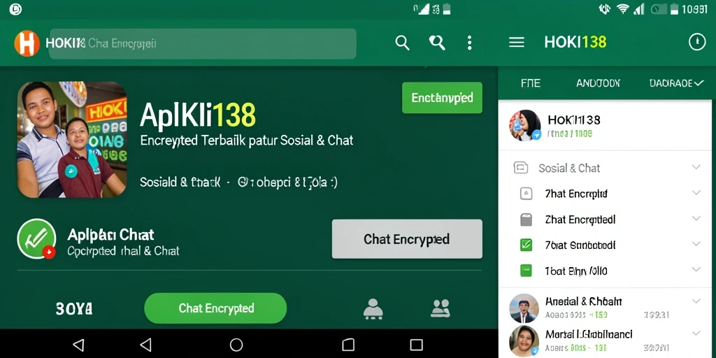 Tampilan antarmuka sederhana dan aman dari HOKI138 untuk chat terenkripsi.